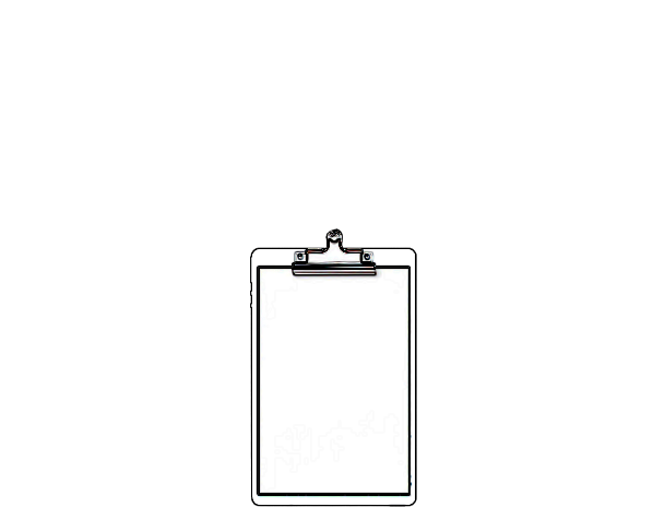 clipboard with free quote and design text above