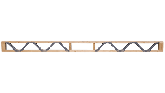 a posi-joist with a white background