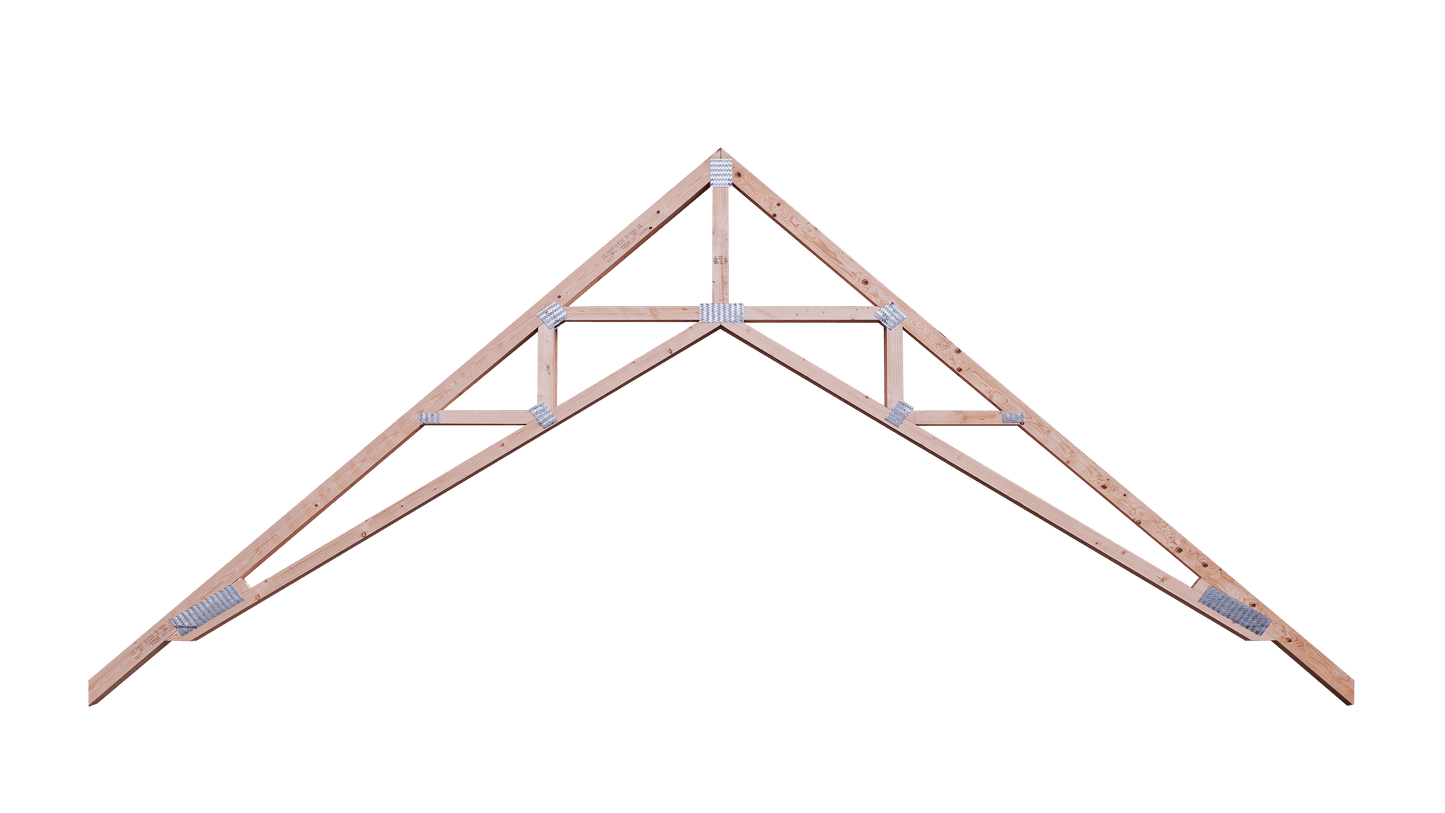 an image of a scissor truss on a white background