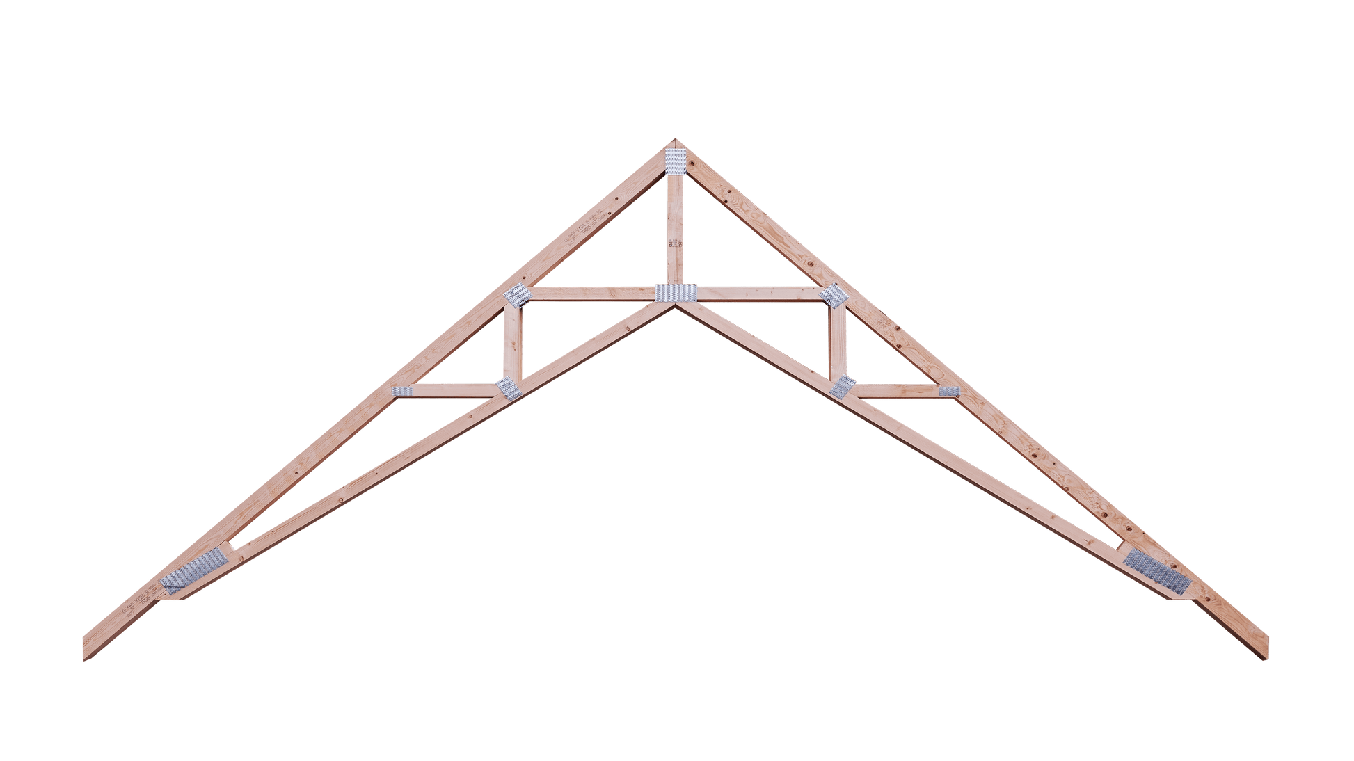 an image of a scissor truss on a white background